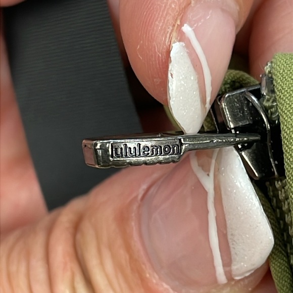 Lululemon lab Zip Front Collared Romper Bronze Green W1DHPS Sz 8 - Picture 13 of 15